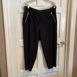 Calvin Klein size 14 dress Cropped pant with gold accents wear summer/winter